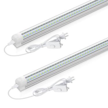 Imagem de Lâmpada LED para loja CNSUNWAY 2FT 20W 3000LM 5000K Daylight T8, pacot