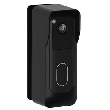 Imagem de xoermioy Suporte de ângulo antirroubo para campainha de vídeo Blink 2025 (2ª geração) – Suporte de parede ajustável com capa à prova de intempéries e rotação de 45°, adesivo sem perfuração ou
