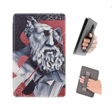 Imagem de Akacy Padrão pintado com capa de alça para Kindle 12 Geração de 7 polegadas (2024, modelos SA568B e SA569P). Capa traseira de borracha TPU de silicone flexível e fina, fina, com cantos reforçados (31)