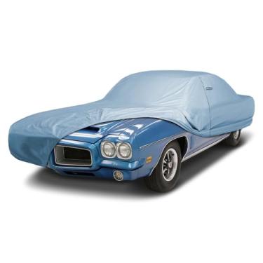 Imagem de iCarCover Capa de carro premium para 1970-1972 Pontiac Lemans 2 portas, 4 portas, resistente, impermeável, para todos os climas, ajuste personalizado, capas de proteção contra neve UV para ambientes