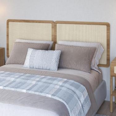 Imagem de Cabeceira Cama Box Queen Painel Com Telinha 160cm Moss A03 Hanover - Lyam Decor