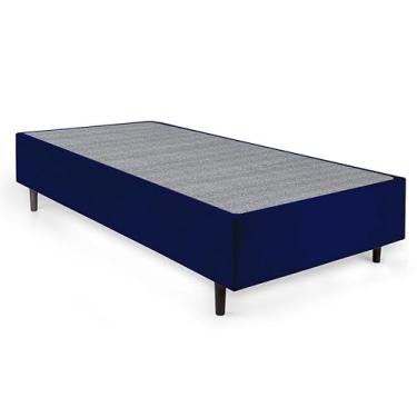 Imagem de Base para Cama Box Solteiro King Guldi (38x96x203) Azul e Cinza