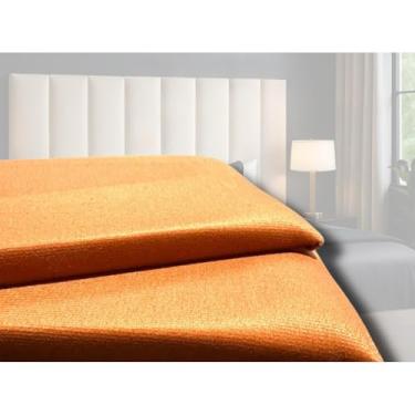 Imagem de Cabeceira Estofada Modular Alta para Cama Box King/Queen/Casal – Kit de Módulos 120x20cm, Vários Tamanhos e Cores(Terracota,Casal - 7 Módulos)