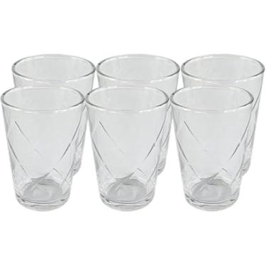 Imagem de Conjunto de 6 Copos Arizona de Vidro Transparente, 200ml