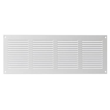 Imagem de ABOUT VENT Tampa de ventilação de 35,56 x 10 cm (abertura do duto) - Capas de ventilação brancas para parede e teto - Grade de retorno de metal - Registro de saídas de ar HVAC AC para uso interno e