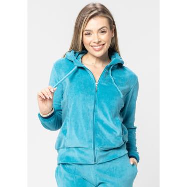 Imagem de Casaco Pau a Pique Básico Plush Azul