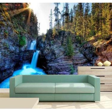 Imagem de Papel de Parede Painel Fotográfico Cachoeira 3D 2M² na 014 - Voce Deco