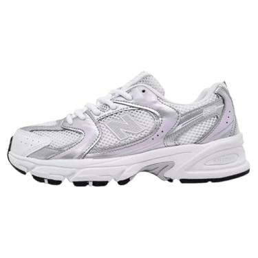 Imagem de New Balance Sapatos infantis 530, Taro branco roxo, 36/37 BR