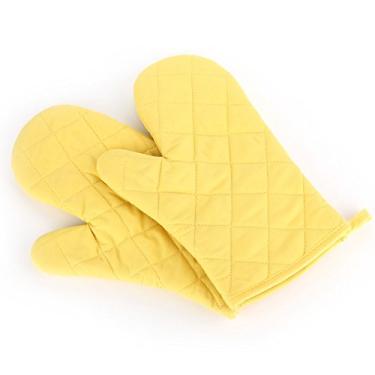 Imagem de Luvas de Forno Micro-ondas Espessadas Fábrica Isolamento Térmico Anti-Calor Alta Temperatura Cozinha Assar Ferramenta Acordonada Uso Residencial Conveniente Vida Diária