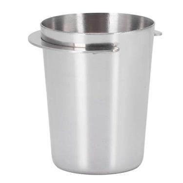 Imagem de Zerodis Copo Doseador de Aço Inoxidável Antiaderente 304 Material Limpeza Sem Esforço Perfeito para café Expresso e Cafeterias Ferramenta de Dosagem de 51 Mm para Uso Doméstico e Profissional