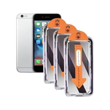 Imagem de Pacote com 3 protetores de tela de privacidade fosco para iPhone 8 7 6 6s, antirreflexo e anti-espião de 25°, antirreflexo, anti-impressões digitais, remoção automática de poeira, fácil instalação