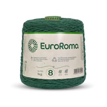 Imagem de Barbante Euroroma 8 Colorido 1Kg 4/8 com 762 metros - Verde Musgo