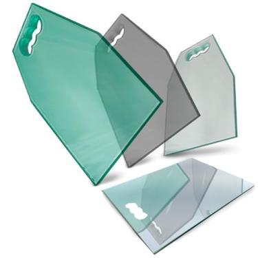 Imagem de Tabua De Corte de Vidro Temperado para Churrasco e Carnes - Resistente e Reforçada(VERDE)