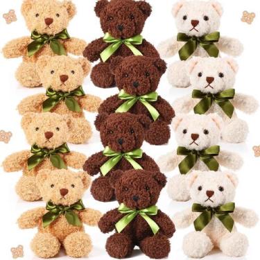 Imagem de Ursinho de pelúcia Hydren Bear de 10 polegadas e 12 peças para lembran