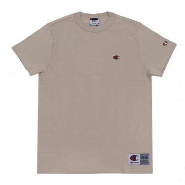 Imagem de Camiseta Champion Logo C Embroidery - Bege-Masculino