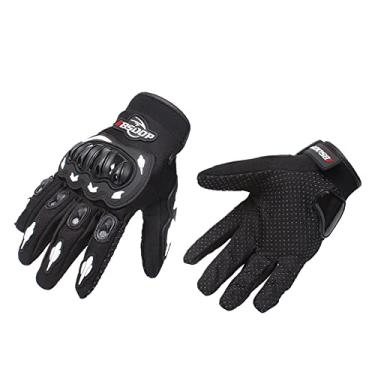 Imagem de Luvas de Moto para Homens com Tela Dedos Completos Corrida Ciclismo Motocross Montanha Respirável Leve Confortável