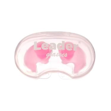 Imagem de Leader Glasses Protetor de Ouvido em Silicone para Natação, Rosa, 1 Par, Moldável, Adulto Unissex