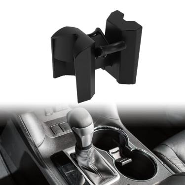 Imagem de INFINAUTO Divisor de suporte de copo para Toyota Highlander 2008-2013 Nº 556180E090/556180E060 Divisor de inserção do suporte de copo do console central