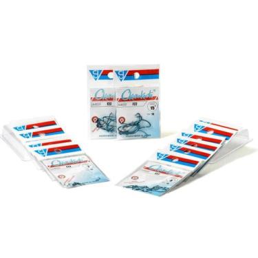 Imagem de Anzóis De Pesca Em Aço Carbono Azul 10pcs 30pcs Gamakatsu Anzóis Circu