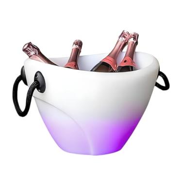 Imagem de Balde Iluminado RGB para Eventos 13L – Design Premium com Efeitos de Luz Decorativa