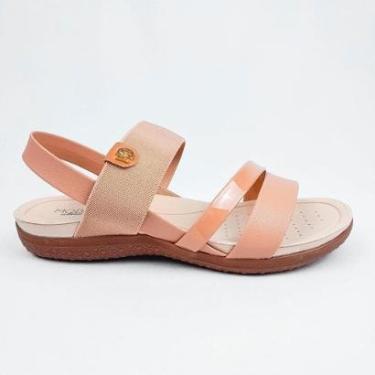 Imagem de Sandália Modare Feminina Tira Verniz - Preto - 38 BR-Feminino