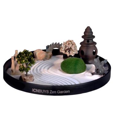 Imagem de Conjunto de acessórios e ferramentas para jardim Zen da ICNBUYS várias opções faça você mesmo seu próprio jardim, J