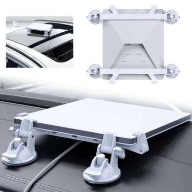 Imagem de Lotusland Starlink Mini suporte de sucção para carro, painel ajustável e kit de montagem com ventosa de para-brisa para Starlink Mini Kit de Internet, fixação estável segura, instalação rápida para