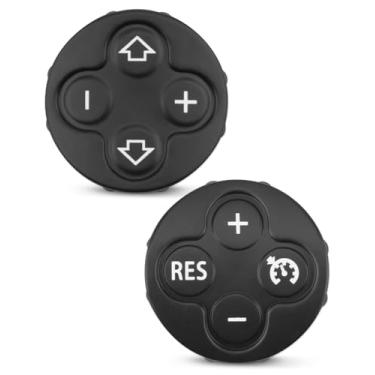 Imagem de Capa de interruptor multifuncional de volante de 3 raios adequada para Mini R55 R56 R57 R58 R59 R60 R61 Substitua 32309226804, tecla de volume + RES + tampa do mostrador, tamanho único