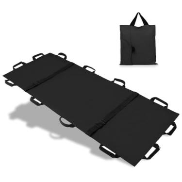 Imagem de BOTUWASE Maca de transporte portátil botuwase com 12 alças, bolsa de transporte, movimentador de animais do paciente, tamanho de viagem, evacuação de vítimas de emergência, capacidade de 400