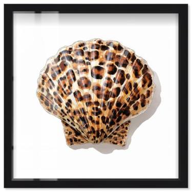 Imagem de Wild Crest I Shadowbox Print Glam Wall Art por Notoriart, moldura preta, 78 x 79 cm