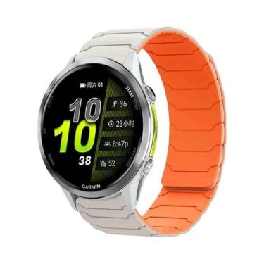 Imagem de Pulseira De Silicone 20/22mm Para Garmin Forerunner 570 970 265 965 16