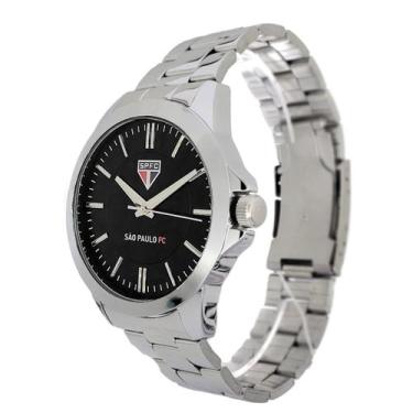 Imagem de Relógio São Paulo FC Oficial Aço Masculino SPFC-002-1 - São Paulo Ofic