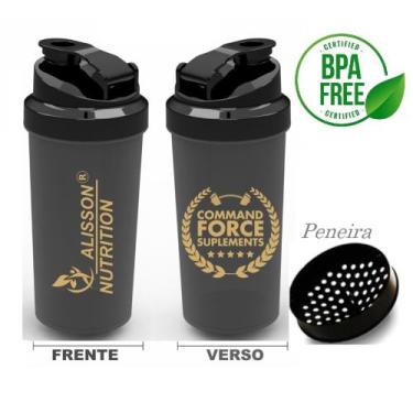 Imagem de Coqueteleira Academia Garrafa Squeeze Shaker 600ml Nutrition - Alisson