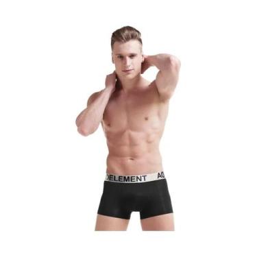 Imagem de Cuecas boxer respiráveis de cintura média modal masculina Aoelement, P