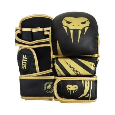 Imagem de Luvas de fitness de boxe com proteção de impressão de tiras autocolant