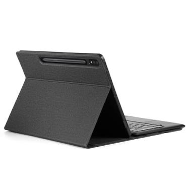 Imagem de Capa Teclado Bluetooth Dux Ducis Modelo TK Compatível com Tab S7 Fe/Tab S8+ Plus (12.4 Pol)