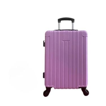 Imagem de Mala de Viagem com Rodinhas 360° Rígida com Cadeado – Tamanhos PP a G – Bagagem Resistente para Viagem(LILAS (M) - 323)