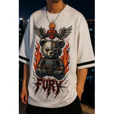 Imagem de Camiseta Streetwear Oversized Masculina exile, 4, P