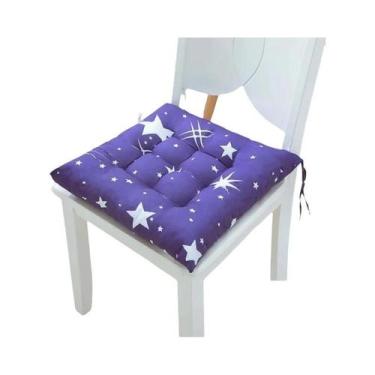 Imagem de Almofada De Cadeira Em Algodão Macio, Matelassada, Quadrada, Para Escr