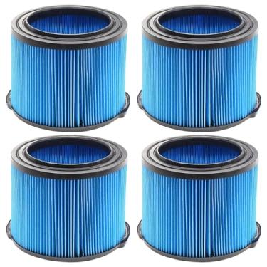 Imagem de Pacote com 4 filtros de substituição VF3500 para filtros Ridgid Wet Dry Vacuums, 3-4,5 galões, serve para WD3050, WD4070, WD4080, WD4522, 4000RV,4500RV