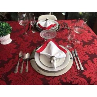 Imagem de - Toalha De Mesa 8 Lugares Jacquard 2,50 X 1,40 Lindíssima - INGRID BO