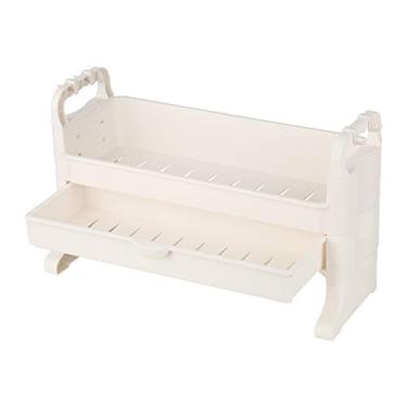 Imagem de Contraponto com Gaveta e Ganchos Organizador de Temperos para Cozinha Independente Banheiro Quarto Sala Estar