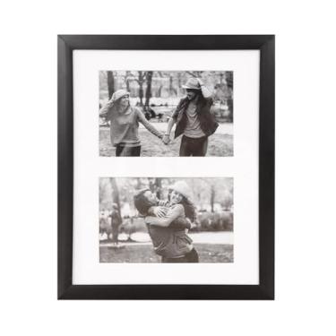 Imagem de 1 porta-retrato minimalista moderno de PVC 12,5 x 17,8 cm – Inclui papelão, perfeito para sala de estar, quarto, escritório, sala de jantar, banheiro, entrada e exibição de parede / mesa de fotos faça