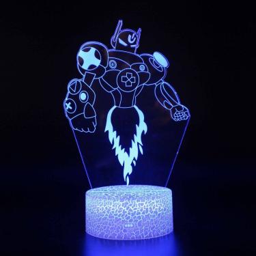 Imagem de Lâmpada criativa USB Kingdom Hearts 3D Night Light com controle remoto