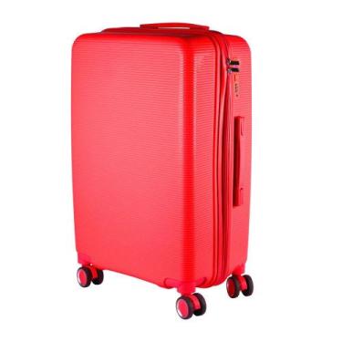 Imagem de Mala de bordo em Polipropileno 4 rodas 360º  - AeroMalas Irlanda, Verm