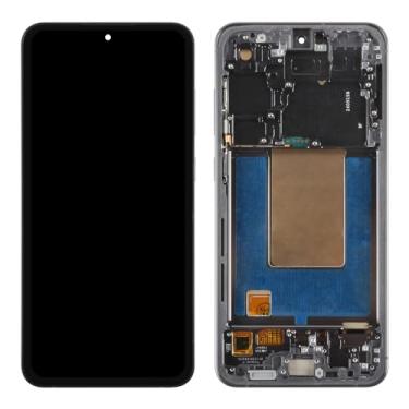 Imagem de Substituição de tela para Samsung Galaxy S24 FE (OLED) SM-S721B, SM-S721B/DS, SM-S721U1, SM-S721U, SM-S721W, SM-S7210, SM-S721N 17.0 cm LCD Display Touch Digitalizador Montagem de vidro com moldura