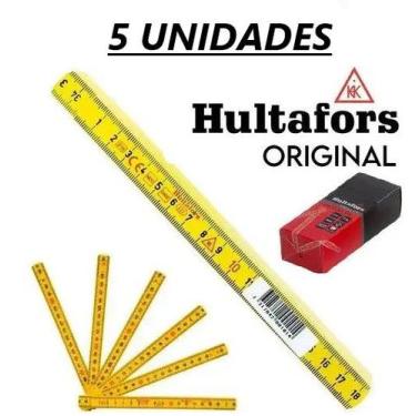 Imagem de Metro Sueco Hultafors 5 PEÇAS Fibra de Vidro 2 Metros