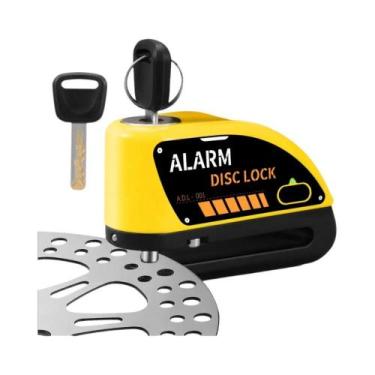 Imagem de Alarme De Moto À Prova d'Água 110dB Com Trava De Disco De Freio Antifu
