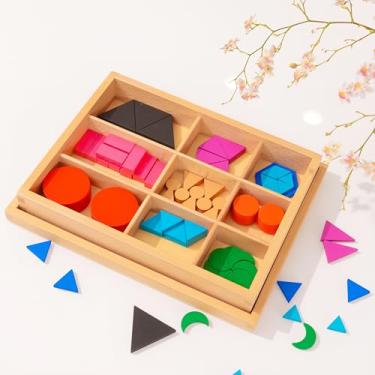 Imagem de Premium 100pc Montessori Basic Wooden Grammar Symbols with Box, Flat Grammar Symbols 9.8in 3.3lbs, Complete Wooden Parts of Speech Set for Sentence Analysis, Language Materials Teacher Aid for Kids 6+