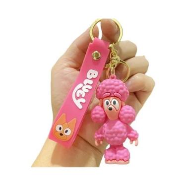 Imagem de Chaveiro De Anime Bluey Bingo, Pingente De Personagem De Desenho Anima